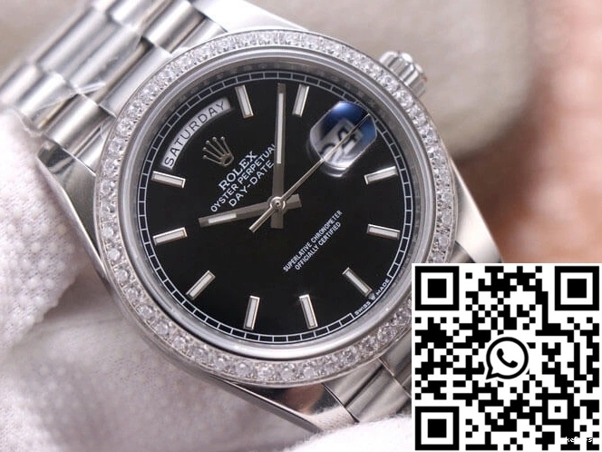 Factory EW Dial Day-Date Rolex M228349RBR-0002 Black 1113